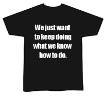 Whatweknowtshirt