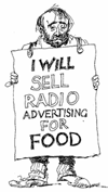 Will Sell Advertising for Food