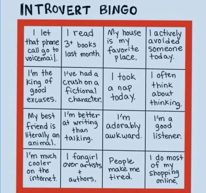 introvert-bingo