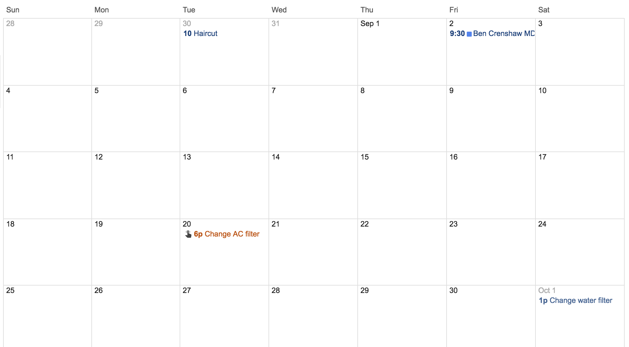 Calendars Smays